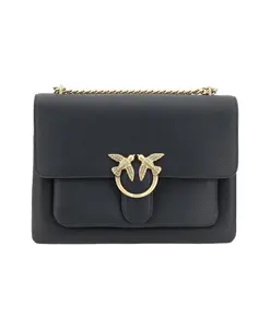 Сумка через плечо Love с культовой деталью Pinko, черный