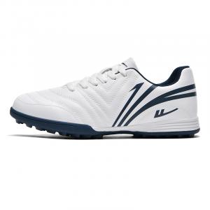 Футбольные бутсы TF Turf PU с амортизацией, противоскользящие и устойчивые к истиранию, унисекс WARRIOR, белый темно-синий 573