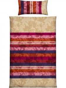 Односпальное трикотажное постельное белье ягодного цвета REDBEST, 155 x 200 + 80 x 80 см