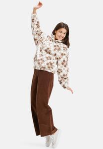 Джемпер Roxy JIVE TALKING BONDED, Egret Hibi Square/Off-White