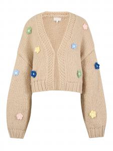 Apricot Вязаный кардиган в бежевом цвете