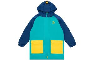 Детский пуховик Puma, цвет Dark Green