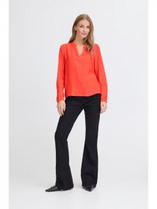 Блузка без рукавов IHSABELLA, классический крой, цвет Mars Red ICHI