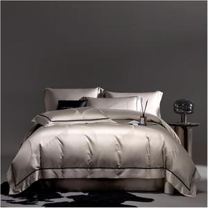 YUSIWOAL Комплект постельного белья из египетского хлопка сатинового переплетения 1500TC коричневый Brown