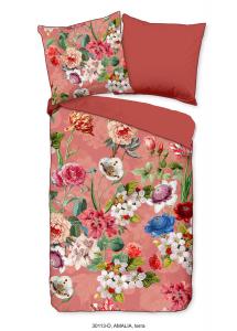 Постельное белье амалия сатин, красный/терракотовый