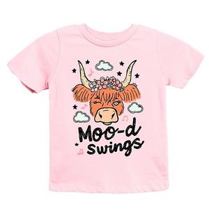 Футболка с принтом Mood swings cow The Juniper Shop, Pink