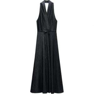 ZARA Платье-слип серии ZW женское синее