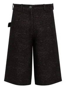 Жаккардовые прямые шорты Lgn Louis Gabriel Nouchi, черный
