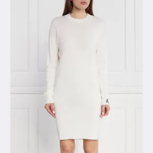 Платье-Платье с добавлением шерсти. Armani Exchange, белый