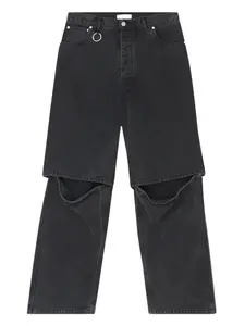 Многослойные джинсы свободного кроя Études Studio, черный