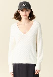 Джемпер BONOBO Jeans LANGE ÄRMEL, Ecru/Beige