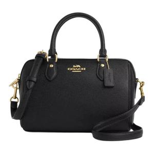 COACH Кожаная сумка через плечо с поперечным зерном