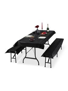 Relaxdays Набор из 24 подушек для пивной палатки, черный