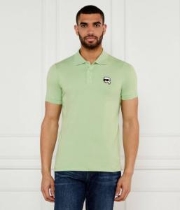 Рубашка поло Slim fit Karl Lagerfeld, зеленый