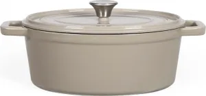 Эмалированная кастрюля с крышкой Livoo MEP129G LIVOO