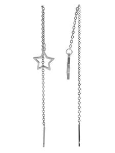 Adeliás Женский кулон - кулон в виде звезды из нержавеющей стали серебристого цвета
