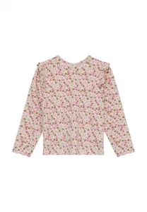 Топ с длинными рукавами и принтом по всей поверхности Minymo, White Swan