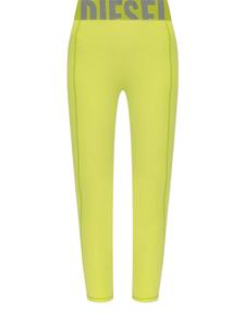 Леггинсы Diesel Adeline с логотипом на поясе, желтый