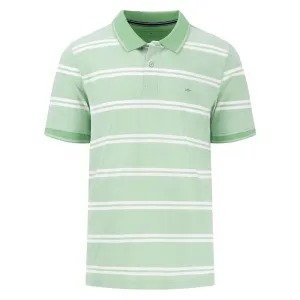 Поло с коротким рукавом Fynch Hatton 2-Tone Stripe, зеленый