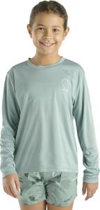 Детская футболка Carhartt Unisex Force Sun Defender с длинным рукавом, Med Green