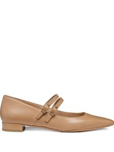 Туфли Geox с острым носком и двойной пряжкой, нейтральный