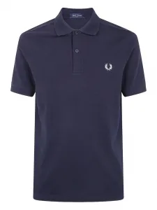 Рубашка-поло с вышитым лавровым венком Fred Perry, синий