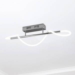 Светодиодный потолочный светильник Reality Leuchten Argos, железо - серебро - 1-пламень