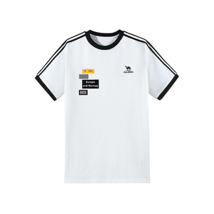 CAMEL Футболка с коротким рукавом Unisex White