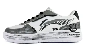 Лининг Duda нескользящие амортизирующие низкие кроссовки для скейтбординга мужские бело-серые