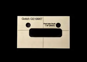 Unbranded Шаблон для маршрутизации Gotoh GE1996T на 2 части для 7-струнных гитар без утопления