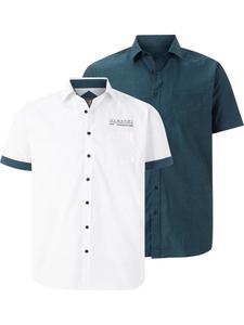 Комфортная рубашка на пуговицах Jan Vanderstorm Evin, бензин