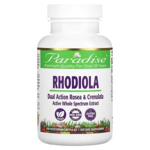 Paradise Herbs Rhodiola  180 Vegetarian Capsules