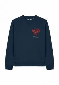 Толстовка с вышивкой Mira Paris, Dark Blue