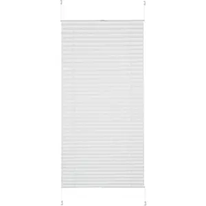 Жалюзи плиссе K-HOME «Klemmfix Pisa», затемняющие, энергосберегающие, без сверления, натяжные, белый