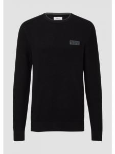 Вязаный свитер в цвете 9999_черный s.Oliver