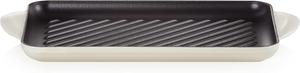 Прямоугольная чугунная сковорода-гриль Le Creuset, 32 см, подходит для всех типов плит, включая индукционные, для приготовления безе, 20202327160460