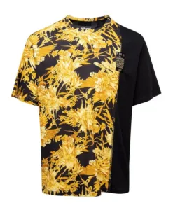 Черная футболка с коротким рукавом 74obh6r4js195g89 Just Cavalli, мультиколор