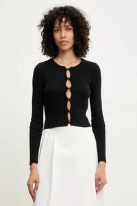 Хлопковый кардиган Answear.Lab, черный