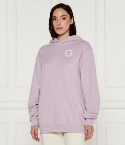 Толстовка Hugo Blue Oversize fit, пудрово-розовый