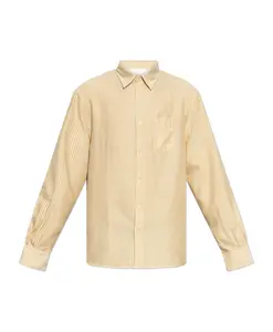 Рубашка в полоску Officine Gãnãrale, бежевый