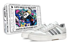 Adidas Neo Классические скейтерские кеды D PAD Fairyland, Clear Sky низкие, унисекс, цвет ecru silver