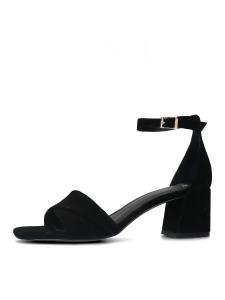 Босоножки на высоком каблуке MANFIELD Strap Sandals, черный