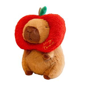 Плюшевая кукла из коллекции Cute Capybara Collection высотой 25 см MLING, красный