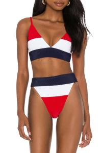 Алексис бикини низ красно-бело-синий Beach Riot