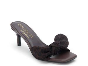 Сандалии Coconuts by Matisse Uptown Sandal, Brown Leopard Print Fabric