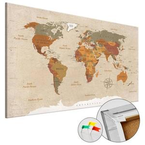 Картина карта Artgeist Beige Chic, 60 см, бежевый