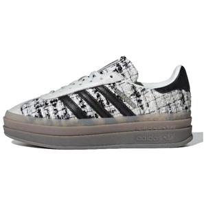 Кеды, обувь для скейтбординга Gazelle унисекс с низким верхом, белый/черный Adidas Originals