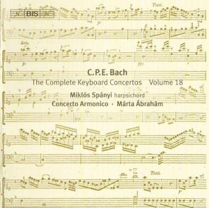 Диск CD Keyboard Concertos Vol. 18 - C.P.E. Bach