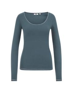 Рубашка WE Fashion, дымчато-синий