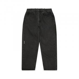 Джинсы *A Bathing APE с логотипом Moonface Aape, черный